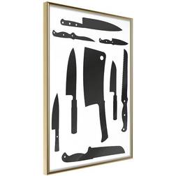 Arkiio Affisch Cleaver and Knives [Poster] 40x60 Poster